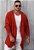 Cardigan Sobretudo Tricot Terracota - Imagem 1
