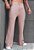 Calça Pantalona Tricot Rosé - Imagem 1