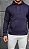 Blusa Moletom Canguru Azul Marinho - Imagem 3