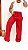 Calça Pantalona Vermelha - Imagem 4