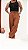 Calça Pantalona Linho Caramelo - Imagem 3