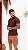Blusa Polo Texturizada Marrom Chocolate - Imagem 4
