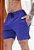 Shorts Linho Azul Royal - Imagem 1