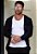 Cardigan Tricot Mousse Preto - Imagem 1