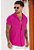 Camisa Plissada Rosa Pink - Imagem 1