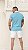 Camiseta Polo Texturizada Azul - Imagem 5