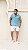 Camiseta Polo Texturizada Azul - Imagem 2