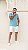 Camiseta Polo Texturizada Azul - Imagem 4