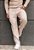 Calça Pantalona Tricot Marfim - Imagem 1