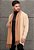 Cardigan Sobretudo Tricot Bege - Imagem 1