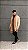 Cardigan Sobretudo Tricot Bege - Imagem 2