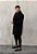 Cardigan Sobretudo Lã Preto - Imagem 9