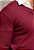 Suéter Tricot Gola V Vermelho Marsala - Imagem 3