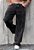 Calça Baggy Jeans Preto Estonado - Imagem 1