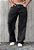 Calça Baggy Jeans Preto Estonado - Imagem 3