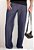 Calça Pantalona Lavagem Jeans Escura - Imagem 1