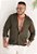 Camisa Manga Longa Verde Militar - Imagem 1