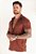 Camisa Linho Marrom Chocolate - Imagem 1
