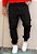 Calça Cargo Jogger Preta - Imagem 1