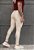 Calça Alfaiataria Italiana Skinny Bege - Imagem 13
