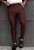 Calça Alfaiataria Italiana Skinny Marrom Chocolate - Imagem 1
