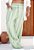 Calça Pantalona Estampada Listrada Verde Menta - Imagem 1
