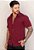 Camisa Social Vermelho Marsala - Imagem 1