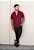 Camisa Social Vermelho Marsala - Imagem 2