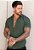Camisa Social Verde Militar - Imagem 1
