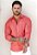 Camisa Manga Longa Tricoline Coral - Imagem 1