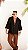Kimono Blazer Alfaiataria Preto - Imagem 4