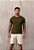 Camiseta Tricot Texturizada Verde Militar - Imagem 3