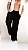 Calça Pantalona Linho Preta - Imagem 2