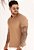 Blusa Gola Padre Texturizada Nude - Imagem 1