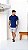 Camiseta Gola Média Azul Marinho - Imagem 2