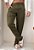 Calça Linho Verde Militar - Imagem 1