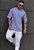 Camiseta Oversized Texturizada Azul - Imagem 3