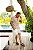 Camisa Linho Listrada Nude - Imagem 2