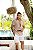 Camisa Linho Listrada Nude - Imagem 3