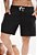 Shorts Texturizado Preto - Imagem 1