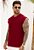Regata Machão Texturizada Vermelho Marsala - Imagem 1