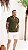 Camiseta Tricot Quadriculada Verde Militar - Imagem 3