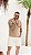Camiseta Tricot Quadriculada Bege - Imagem 3