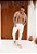 Camiseta Tricot Quadriculada Bege - Imagem 2