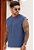 Regata Machão Texturizada Azul Jeans - Imagem 1