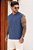Regata Machão Texturizada Azul Jeans - Imagem 3