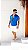 Camisa Viscolinho Azul Royal - Imagem 3