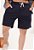Shorts Texturizado Azul Marinho - Imagem 1