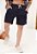 Shorts Texturizado Azul Marinho - Imagem 4