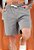 Shorts Texturizado Cinza Grafite - Imagem 1